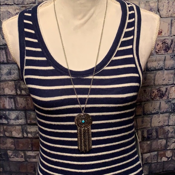 HYE PARK and LUNE SIZE 3 Rachel Dress Navy/White - Picture 3 of 8